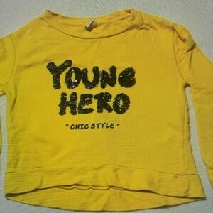 Yellow Kids Shirt - Young Hero
